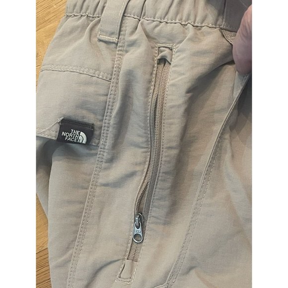 Mens The North Face Convertible Pants Zip Off Hiking Tan Khaki XL - Picture 8 of 11